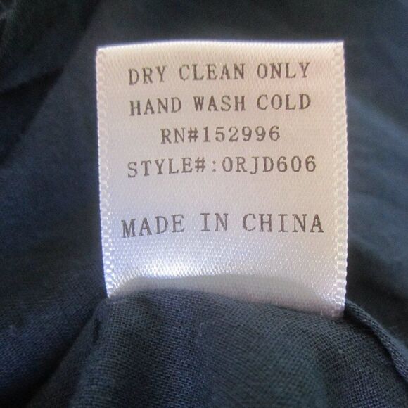 Tulip B Sleeveless Dress Size ML Cotton Blend Summer Fruit Print Blue Zip Shift - Picture 11 of 12